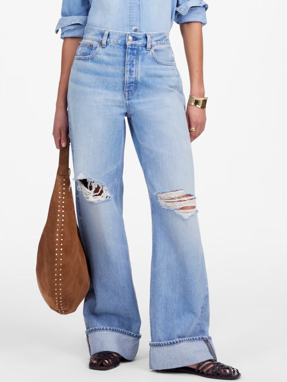 NWT Madewell Low-Slung Baggy Jeans - Size 23